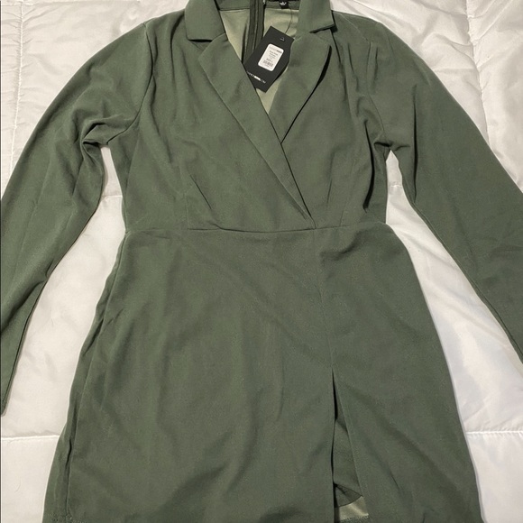 Fashion Nova Romper - Olive - Picture 3 of 3